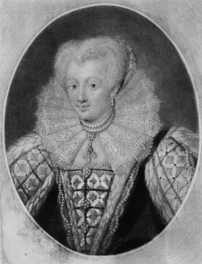 Principessa Elisabetta (1533-1603) illustrazione da Ritratti di personaggi illustri nella storia britannica, inciso da Richard Earlom (1743-1822) e Charles Turner (c.1773-1857) da English School